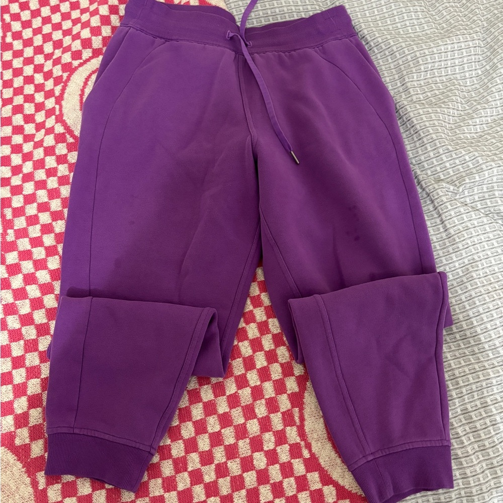 Purple Lululemon scuba Jogger Pants